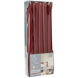Papstar GALA Basic Leuchterkerzen 25 cm kirsche