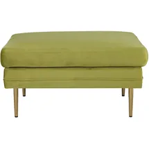 VCM Pouf Boom Velour 90 x 70 cm Grün