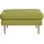 VCM Pouf Boom Velour 90 x 70 cm Grün