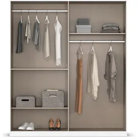 Rauch Drehtürenschrank »Kleiderschrank Schrank Garderobe MAIKA mit Dekor-Front«, 2 Schubladen, in verschiedenen Breiten, Höhen, Farben, MADE IN GERMANY