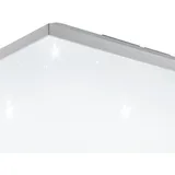 EGLO LED Deckenleuchte Calemar-S weiß 43,7 x 43,7 cm mit Kristalleffekt