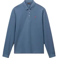 Napapijri Ealis Langarm-polo - Stormy Weat - L