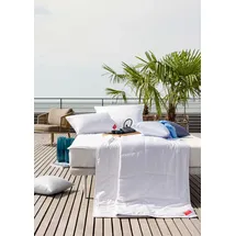 Hefel Naturfaserbettdecke HEFEL "Wellness Retreat", weiß, B:135cm L:200cm, Bezug: 100% Baumwolle. Füllung: 70% Lyocell (TENCELTM), 30% Viskose, Bettdecken, Bettdecke extraleicht oder normal, Made in Austria