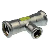 Buderus Logafix Gas T-Stück reduziert IG 88,9x22x88,9mm mit M-Presskontur, Edelstahl 7738327675