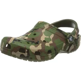 Crocs Classic Printed Camo Clog army green/multi 39-40