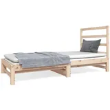 vidaXL Tagesbett Ausziehbar 2x(90x190) cm Massivholz Kiefer