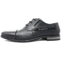 Bugatti Leder-Schnürschuhe "A3S" in Schwarz - 42