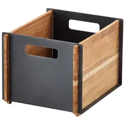Cane-line - Box Aufbewahrungskasten Indoor, Teak / lava grey