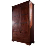 Massivmoebel24 Schrank #419 Akazie nougat lackiert