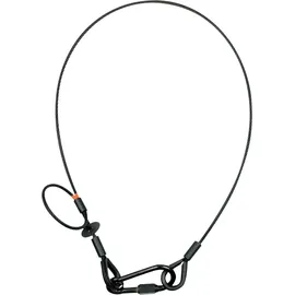 SAVEKING Safety Cable 5 mm - BGV-C1 WLL: 60 kg - 100 cm - Schwarz