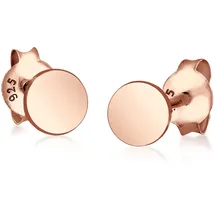elli by julie & grace Elli Ohrringe 925 Sterling Silber Geo Kreis in Rosegold | Gr.: onesize