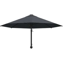 vidaXL Sonnenschirm Ø 300 cm inkl. Wandhalterung anthrazit
