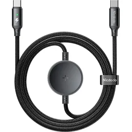 Mcdodo CA-4170, 2-fach Ladekabel für USB-C / Samsung Galaxy Watch, 60W, 1,5m, schwarz