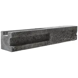 MR-Shop Betonzaun Standard Eckpfosten, doppelseitig, 1.540 mm