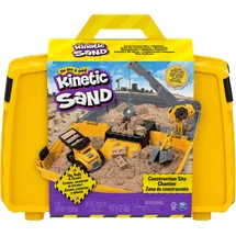 Spin Master Kinetic Sand Baustellen Koffer Modelliersand 907 g