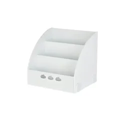 Uups Bücherregal   Aurelius , weiß , Maße (cm): B: 53 H: 59 T: 53.0