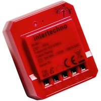 Intertechno Funk-Mini Einbaudimmer ITD-250, Rot