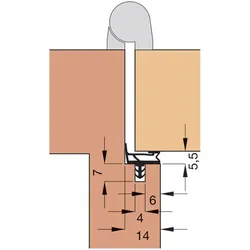 Türdichtung A 1023 - beige