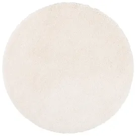 Snapstyle Luxus Hochflor Shaggy Teppich Dream Beige, 160cm Rund,