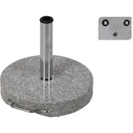 Schirmständer GRANIT (DT 45x45 cm) grau - DT 45x45 cm