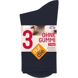 NUR DIE Socken Ohne Gummi 3er Pack - maritim 35-38