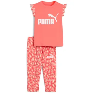 Puma Minicats Essentials Animal T-Shirt & Baby-Leggings-Set 24 - peach frost 104