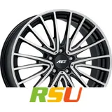 AEZ Berlin black/polished 9x19 ET58.1 - LK5/112 ML66.6 Alufelge schwarz