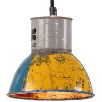 VidaXL - Hängelampe Industrie-Stil 25 w Mehrfarbig Rund 17