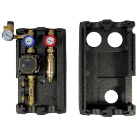 Feuer-Anker Solarstation 2-strang Grundfos Upm3 Pumpengruppe Solarpumpe Hocheffizienzpumpe