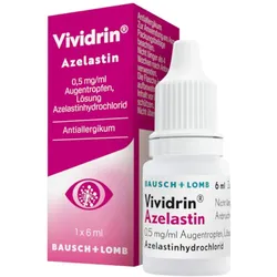 Vividrin Azelastin Augentropfen  6 ml Augentropfen