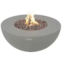 ELEMENTI Feuerschale Roca Ø 37 cm Grau