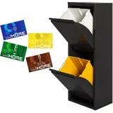 Wellhome Mülltrennsystem 34 l Schwarz