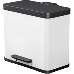 Treteimer Trento öko 17 + 9 l, weiß