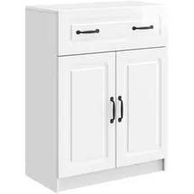 vidaXL Sideboard 66 x 87 x 34,5 cm Hochglanz Weiß