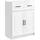 vidaXL Sideboard 66 x 87 x 34,5 cm Hochglanz Weiß