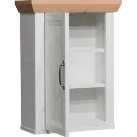 Mäusbacher Hängeschrank "Mali", braun (anderson pine, asteiche), B:45cm H:63cm T:25cm, Holzwerkstoff, Schränke, Hängeschrank Bad-Hängeschrank, Landhausstil, Breite 45 cm, Höhe 63 cm, Metallgriff
