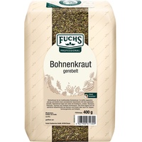 Fuchs Bohnenkraut gerebelt GV, 4er Pack (4 x 400 g)