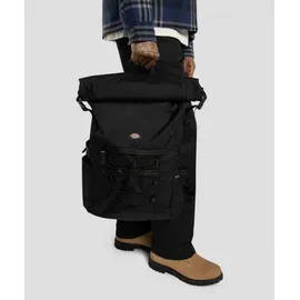 Dickies Ashville Utility Roll Top Rucksack Schwarz