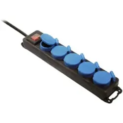 Bachmann Verteilersteckdose 5xSchutzk.1xSchalter 349.046
