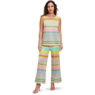 Betty Barclay Damen Jumpsuit ohne Arm Beige/Green,38 - 38