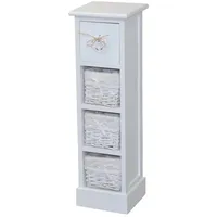 moebel-direkt-online Standregal Georg 40 x 30 x 180 cm Weiß