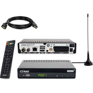 Sky Vision Comag DVBT2 Home-Bundle mit passiver Antenne, DVBT2 TV Receiver