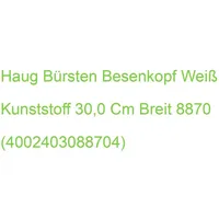 Haug® bürsten Besenkopf weiß Kunststoff 30,0 cm breit