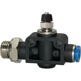 Riegler Drosselrückschlagventil »Blaue Serie«, gerade, G 3/8 a. G-S Ã ̃10mm