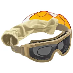 Swiss Eye Schutzbrille Tactical F-Tac sand