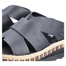 Rieker Pantolette Schwarz 36