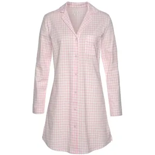 VIVANCE DREAMS Damen Nachthemd rosa-weiß Gr.32/34