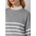 s.Oliver Gestreifter Strickpullover grau 4XL