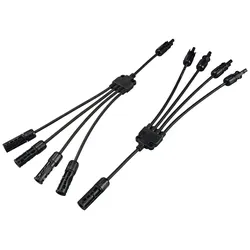 Sygonix SY-6407994 Solaranlagen Anschluss Adapterkabel Schwarz 46.5 cm