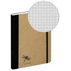 PAGNA Notizbuch A5 Pur kariert natur 26067-11